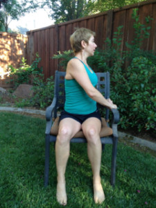Seated Twist Stretch Photo