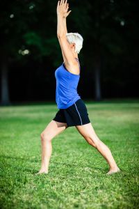 Warrior 1 Yoga Stretch