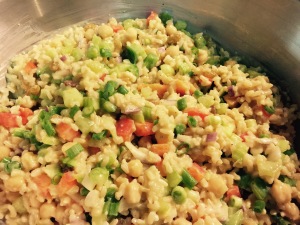 Curried rice and raisins picture